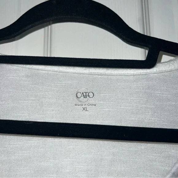 Cato White Long Sleeve Top - Picture 3 of 4